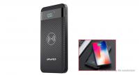 QI Индуктивный беспроводной блок питания AWEI P55K 2-в-1 на 10000 мАч