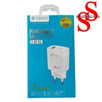 БЛОК CELEBRAT C-H2-EU A-TYPE-C PORTABLE FAST CHARGER