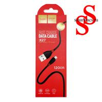 Кабель micro HOCO. FAST CHARGE X27 ЧЕРН