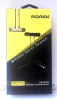 Наушники Bluetooth Monlas ME-002BL