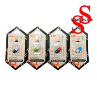 Переходник KIN KY-176 с вых Lightning на вх. 3.5 mm и вх. Lightning
