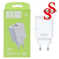 Сетевое зарядное устройство Denmen DC08 QC3.0 QC3.0 (Type-C + USB)