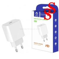 Зарядное сетевое DENMEN DC06 PD+QC3.0 (20W 3.6A)