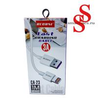 USB Data Кабель RECRSI FAST CABLE CA-23 Lightning