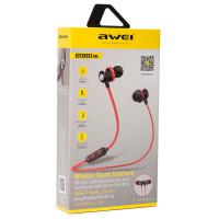 Гарнитура Bluetooth AWEI B980BL с микрофоном (красный-черный)