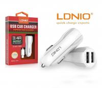АЗУ LDNIO 2в1  5V/3.4A 2USB + кабель micro usb