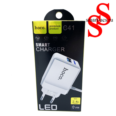 ПРОВОДНОЕ СЗУ MICRO USB hoco. c41
