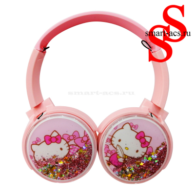 Наушники BT002 KITTY розовые