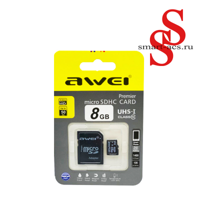 КАРТА ПАМЯТИ AWEI 8GB