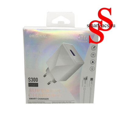 БЛОК СЗУ + КАБЕЛЬ Мicro usb ORIGINAL S300