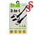 КАБЕЛЬ 3 В 1 DENMEN D55E MICRO, LIGHTNING, TYPE-C 3.6A