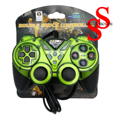 Игровой контроллер USB-906, зелёный