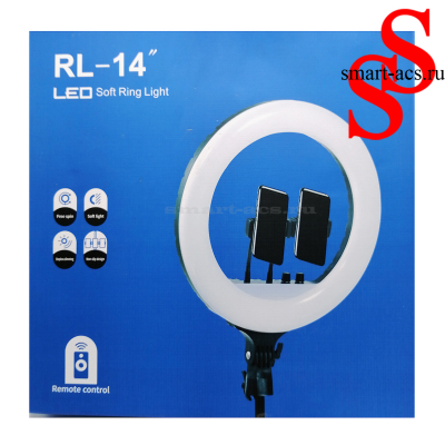 Светодиодная кольцевая лампа LED SOFT Ring Light RL-14 без сумки