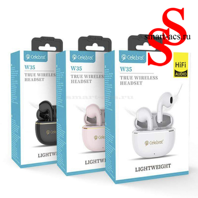 БЕСПРОВОДНЫЕ НАУШНИКИ CELEBRAT TWS-W35