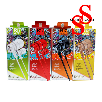 НАУШНИКИ SPORT EARPHONE MUSIC R17