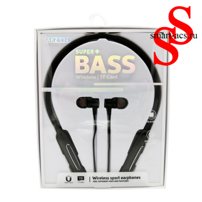Hаушники Bluetooth SPORTS EARPHONES AKZ-T34