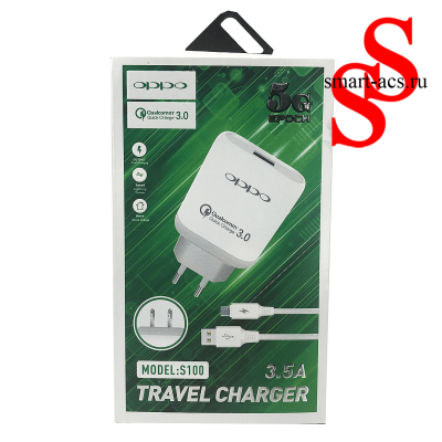 БЛОК СЗУ + КАБЕЛЬ Мicro usb OPPO S100