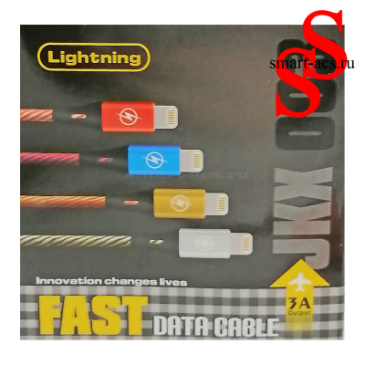 Кабель JKX-003 3А 100 см Lightning