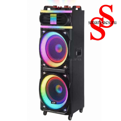  1. Портативная колонка NDR-1226 мощность 100W
 2. Акустическая система NDR-1226 с LED-подсветкой
 3. Колонка NDR-1226 с двумя 12-дюймовыми динамиками
 4. Караоке колонка NDR-1226 с беспроводным микрофоном
 5. Bluetooth колонка NDR-1226 для сцены и мероприятий
 6. Колонка NDR-1226 с аккумулятором 12 Ач
 7. Портативная колонка NDR-1226 чёрного цвета