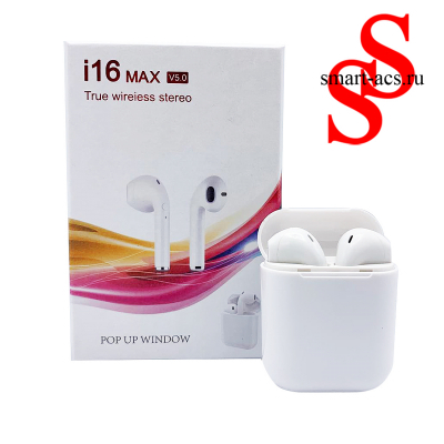Беспроводные наушники TWS i16 MAX БЕЗ ГАРАНТИИ