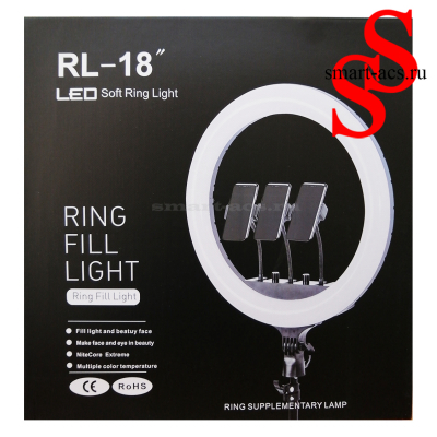 Светодиодная кольцевая лампа RL-18 LED SOFT Ring Light