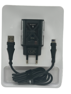 СЕТЕВОЕ ЗАРЯДНОЕ УСТРОЙСТВО REGRSI CH-102Q Lightning 8-pin для Apple