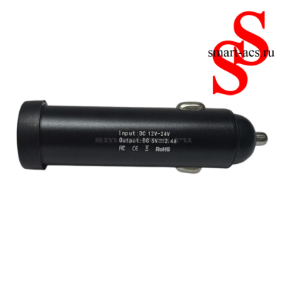 Автомобильное зарядное устройство L-601A (2 USB, 12W, Fast Charge)