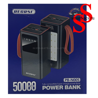 Портативный внешний аккумулятор REGRSI PB-N005 500000 mAh