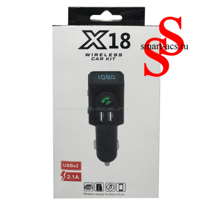 FM-Модулятор X18 WIRELESS CAR KIT