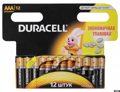 Батарейка Duracell AAA MN2400 LR03 * 12