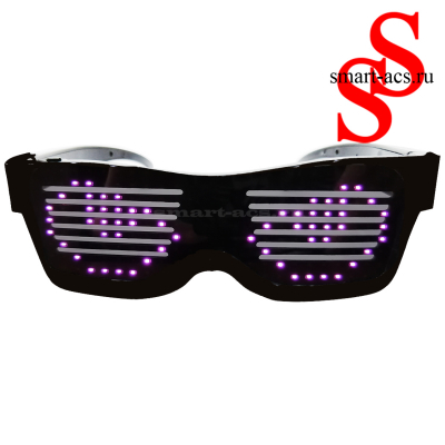 ОЧКИ MAGIC LED EYEGLASSES РОЗОВЫЕ