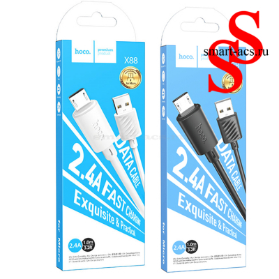 Кабель USB HOCO X88 Gratified USB - MicroUSB