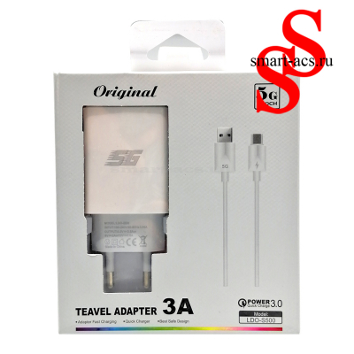 БЛОК СЗУ + КАБЕЛЬ Мicro usb ORIGINAL LDO-S500