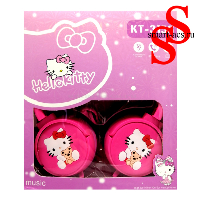 Детские наушники KT-3156 HELLO KITTY