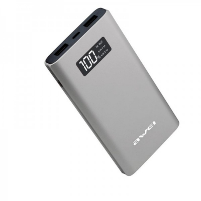 Внешний аккумулятор Awei p60k 10000 mah gray