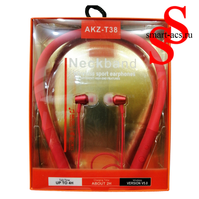 Hаушники Bluetooth SPORTS EARPHONES AKZ-T38
