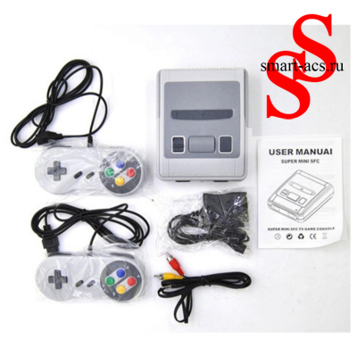 Игровая консоль ретро Super Mini SFC, 8bit / Игровая приставка / 620 встроенных игр