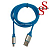 КАБЕЛЬ SAFE-CHARGE SPEED&DATA CABLE MICRO 2 метр синий