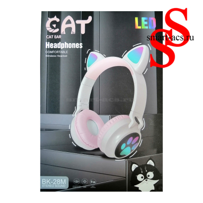 Наушники HEADPHONES CAT EAR BK-28М