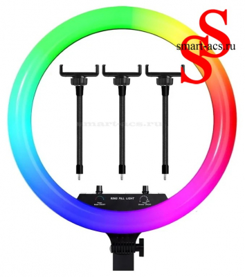 Светодиодная кольцевая лампа RL-18 RGB