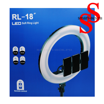Светодиодная кольцевая лампа LED SOFT Ring Light RL-18