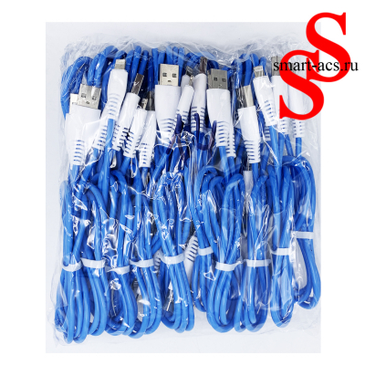 USB Data Кабель Lightning УП.20 ШТ (синий)