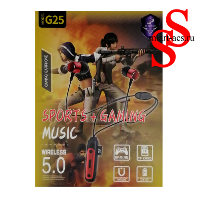 Hаушники Bluetooth SPORTS+GAMING G25