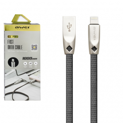 Кабель для iPhone Lightning Awei CL-95, 1 m
