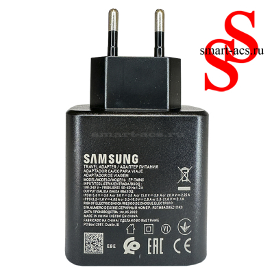 БЛОК + СЗУ 45W PD Adapter USB-C to USB-C Cable (5A)