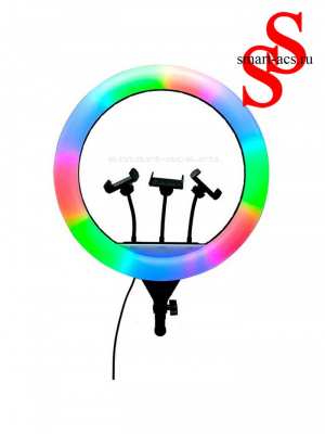 Светодиодная кольцевая лампа RGB LED SOFT RING LIGHT CXB-RGB 300