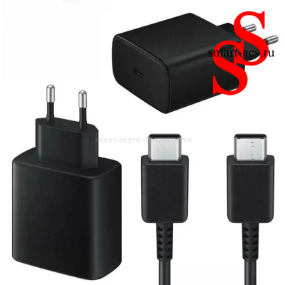 БЛОК + СЗУ 45W PD Adapter USB-C to USB-C Cable (5A)