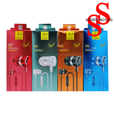 НАУШНИКИ SPORT EARPHONE MUSIC R4