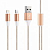 Awei CL-70 Lightning + Micro - USB двухсторонний кабель 2 в 1, 1.2 м