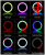 Светодиодная кольцевая лампа RL-18 RGB Светодиодная кольцевая лампа RL-18 RGB